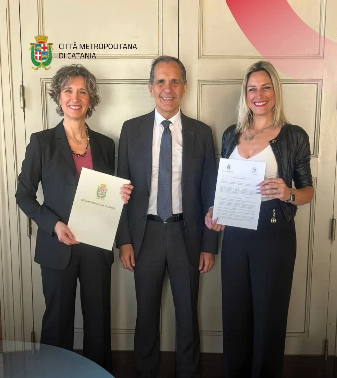 Firma del Protocollo con la Città Metropolitana di Catania