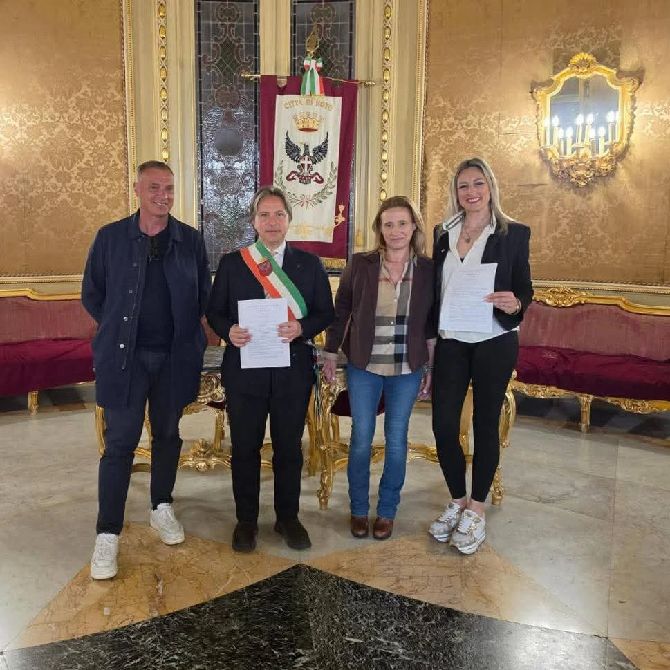 Firma del Protocollo d'Intesa con il Comune di Noto