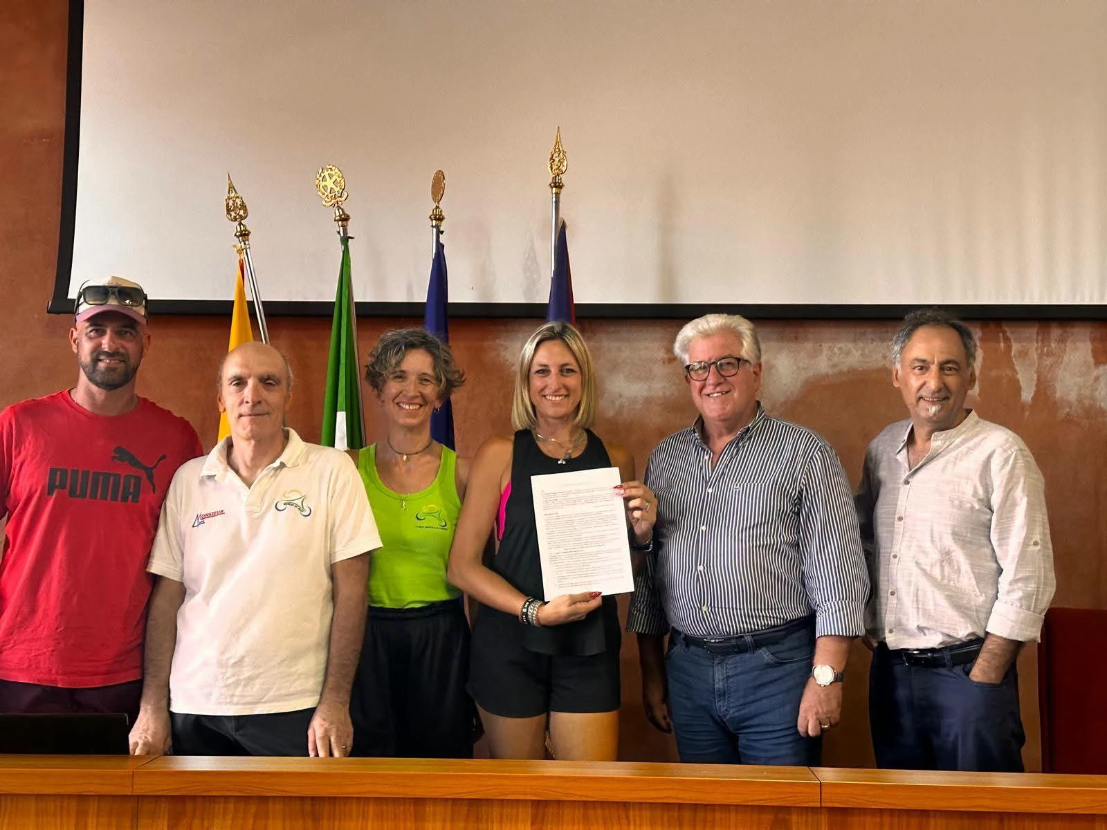 Firma dell'accordo con il Comune di Santa Venerina